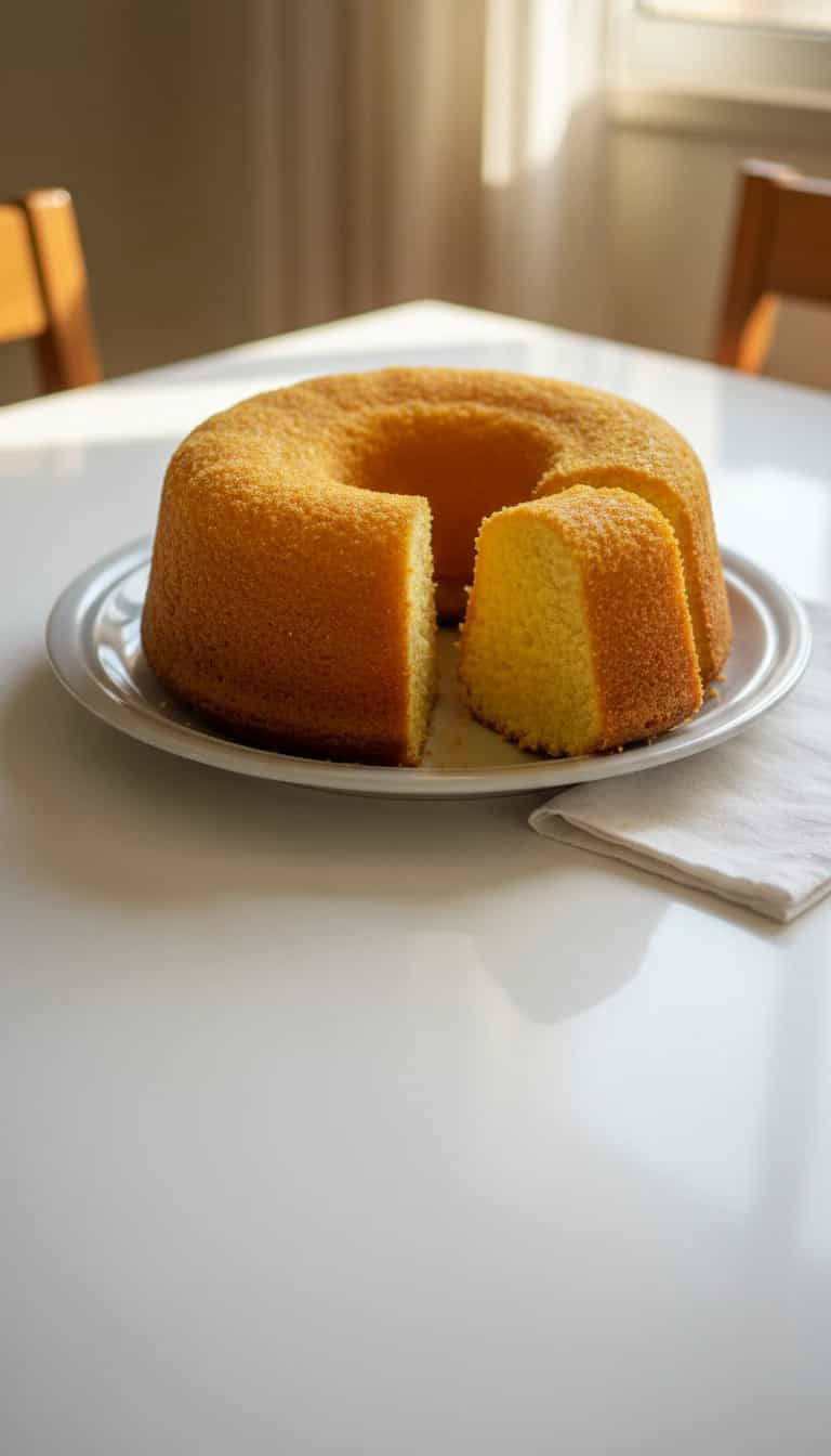Foto deliciosa de Bolo de Pamonha pronta para servir - Bolos & Cupcakes