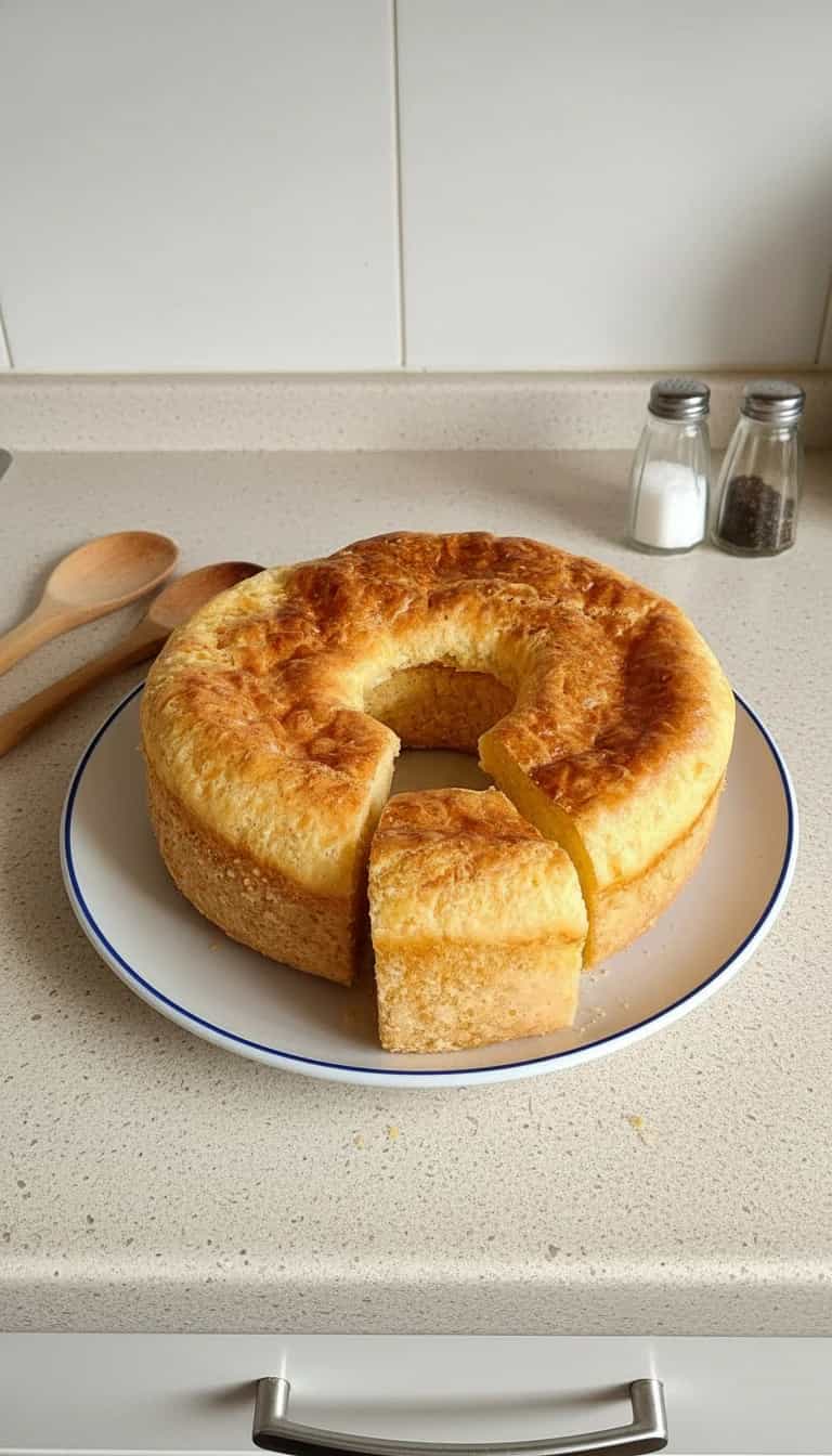 Foto deliciosa de Bolo de Pão de Queijo pronta para servir - Lanches de Padaria