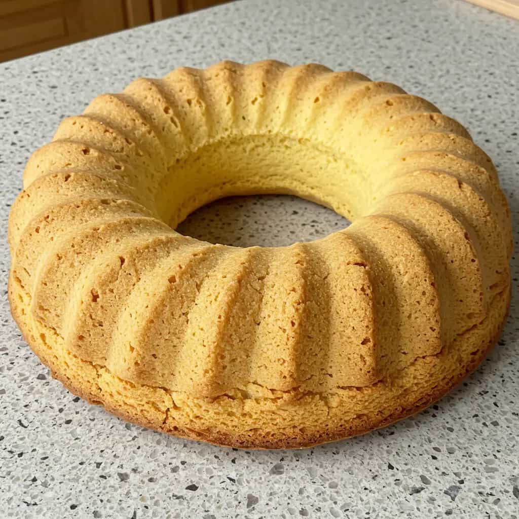 Bolo de Polvilho Doce Cremoso