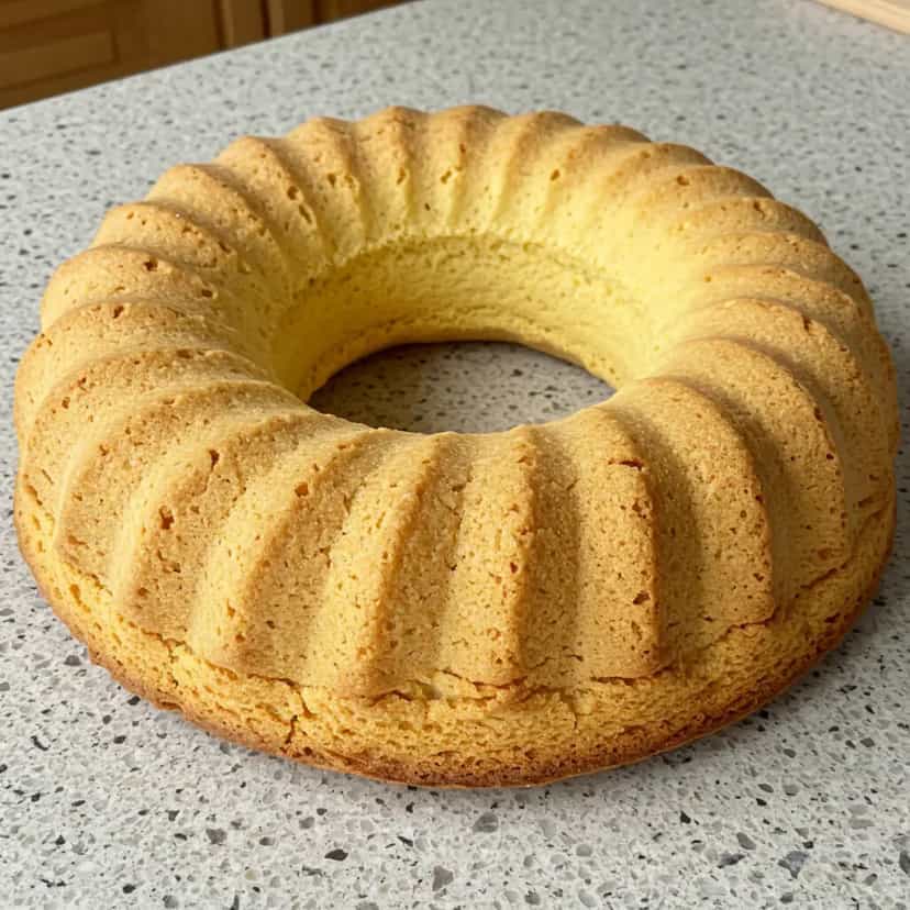Foto deliciosa de Bolo de Polvilho Doce Cremoso pronta para servir - Bolos & Cupcakes