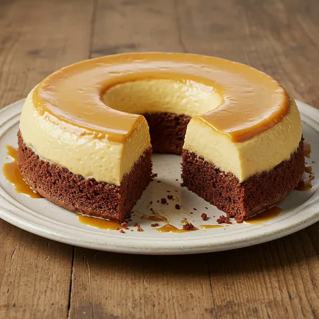 Bolo de Pudim de Chocolate