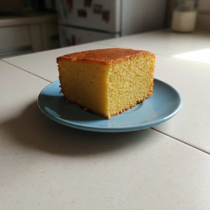 Foto deliciosa de Bolo de Queijo Caseiro pronta para servir - Bolos & Cupcakes