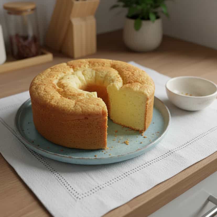 Foto deliciosa de Bolo de Queijo com Polvilho Doce pronta para servir - Bolos & Cupcakes