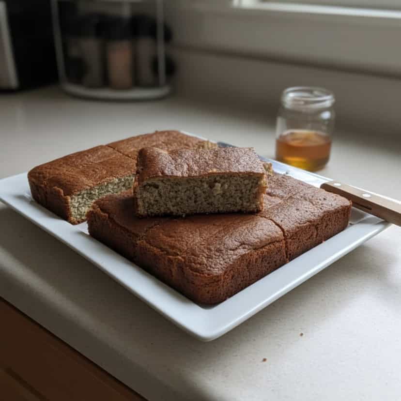 Foto deliciosa de Bolo de whey protein pronta para servir - Energéticos & Proteicos