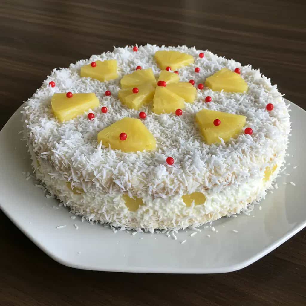 Bolo Delicioso de Abacaxi