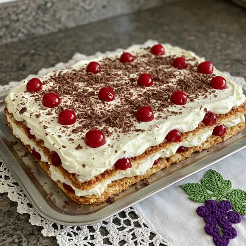 Foto deliciosa de Bolo Floresta Negra com Chantilly pronta para servir - Bolos & Cupcakes