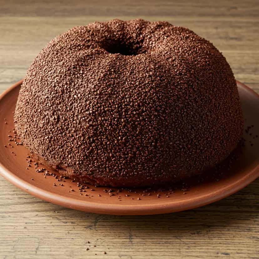 Foto deliciosa de Bolo Formigueiro de Chocolate pronta para servir - Bolos & Cupcakes
