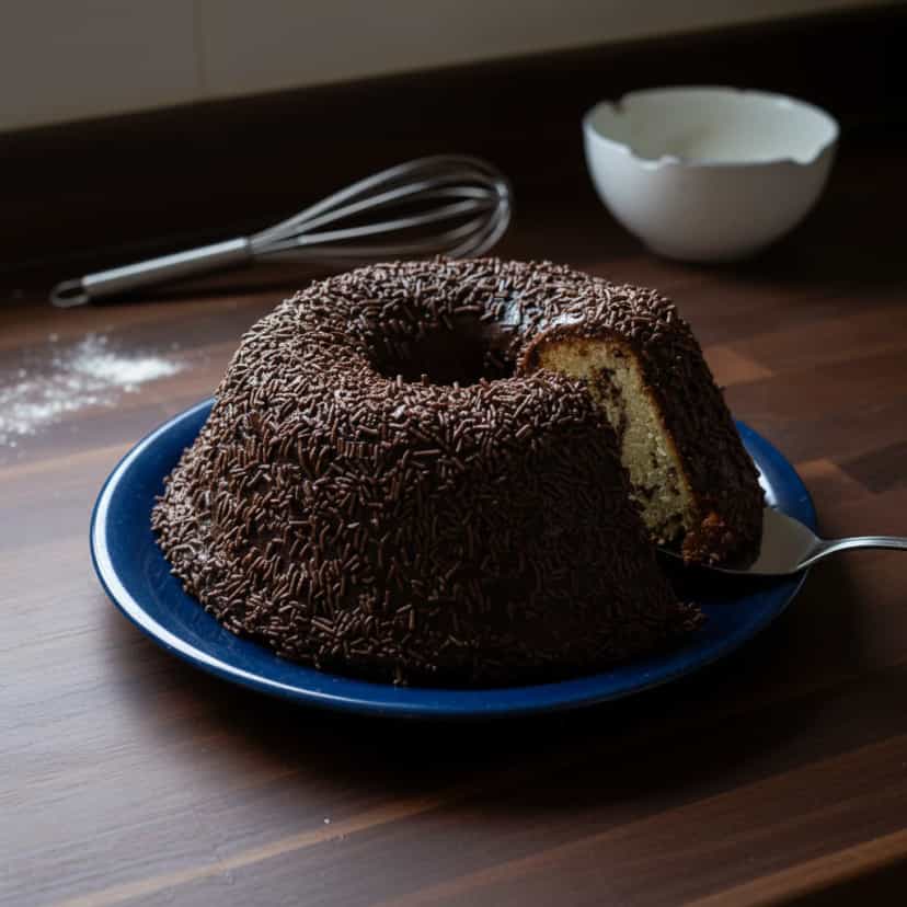 Foto deliciosa de Bolo Formigueiro de Chocolate pronta para servir - Bolos & Cupcakes