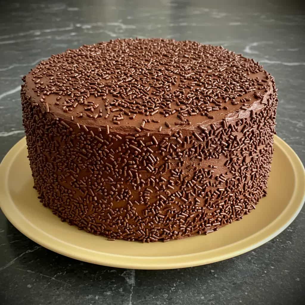 Bolo Gelado de Chocolate irresistível