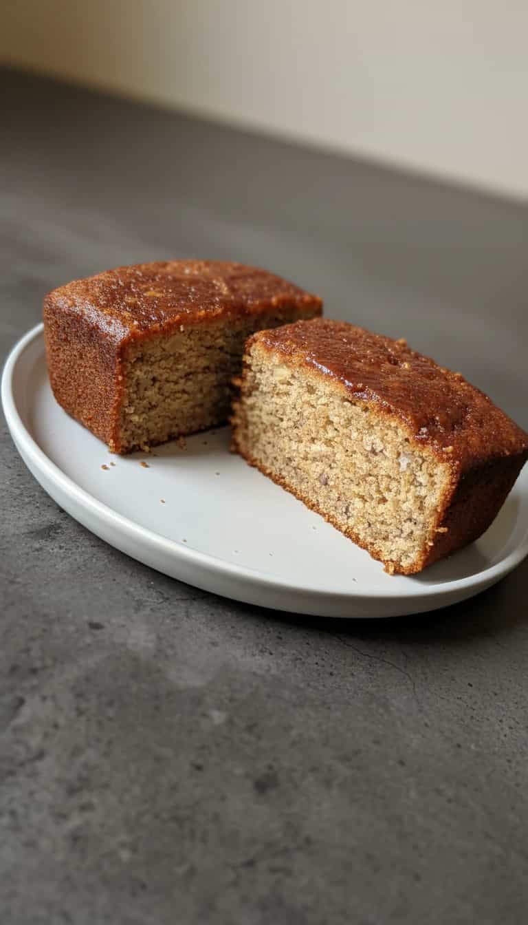 Foto deliciosa de Bolo Integral de Banana e Aveia pronta para servir - Bolos & Cupcakes