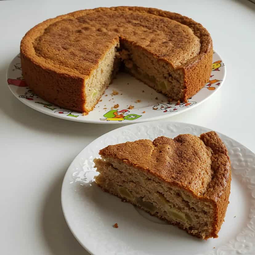 Foto deliciosa de Bolo Integral de Maçã e Banana pronta para servir - Bolos & Cupcakes