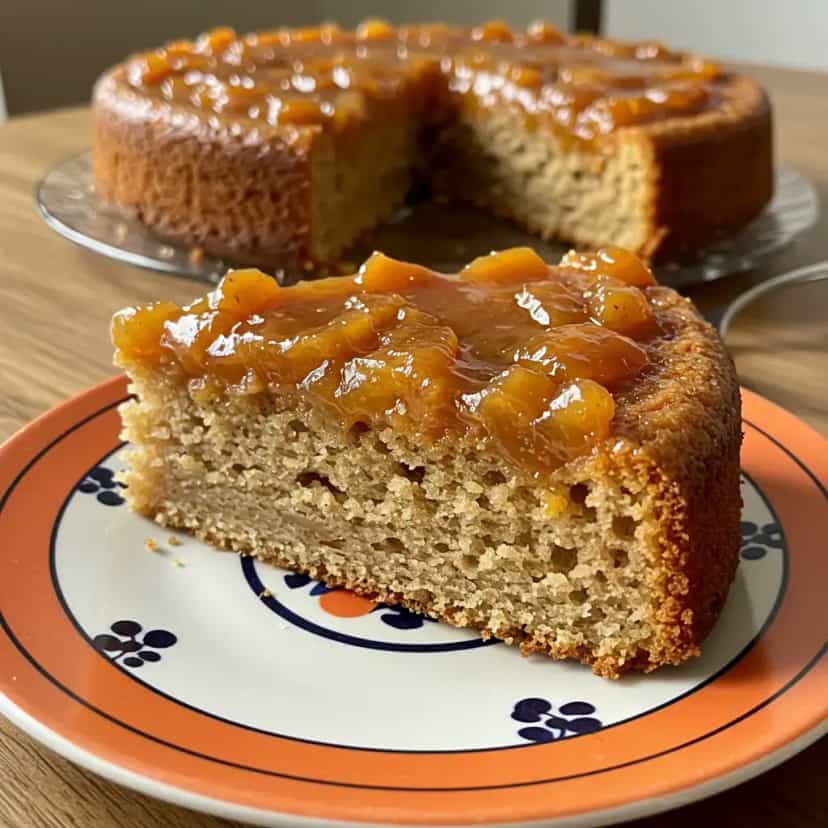 Foto deliciosa de Bolo Invertido de Banana da Terra pronta para servir - Bolos & Cupcakes