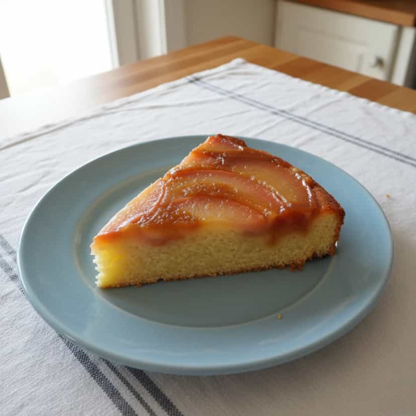 Foto deliciosa de Bolo Invertido de Pêra com Cardamomo pronta para servir - Bolos & Cupcakes