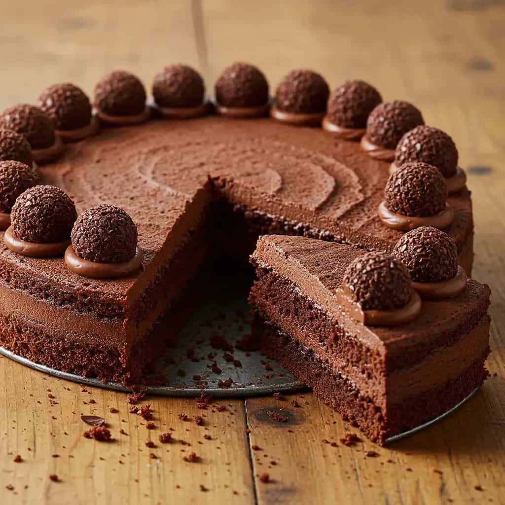 Bolo Mousse de Chocolate Irresistível