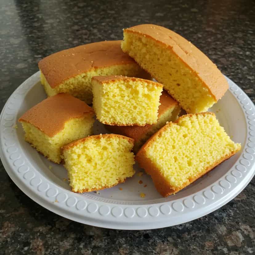 Foto deliciosa de Bolo Pão-de-ló Simples pronta para servir - Bolos & Cupcakes