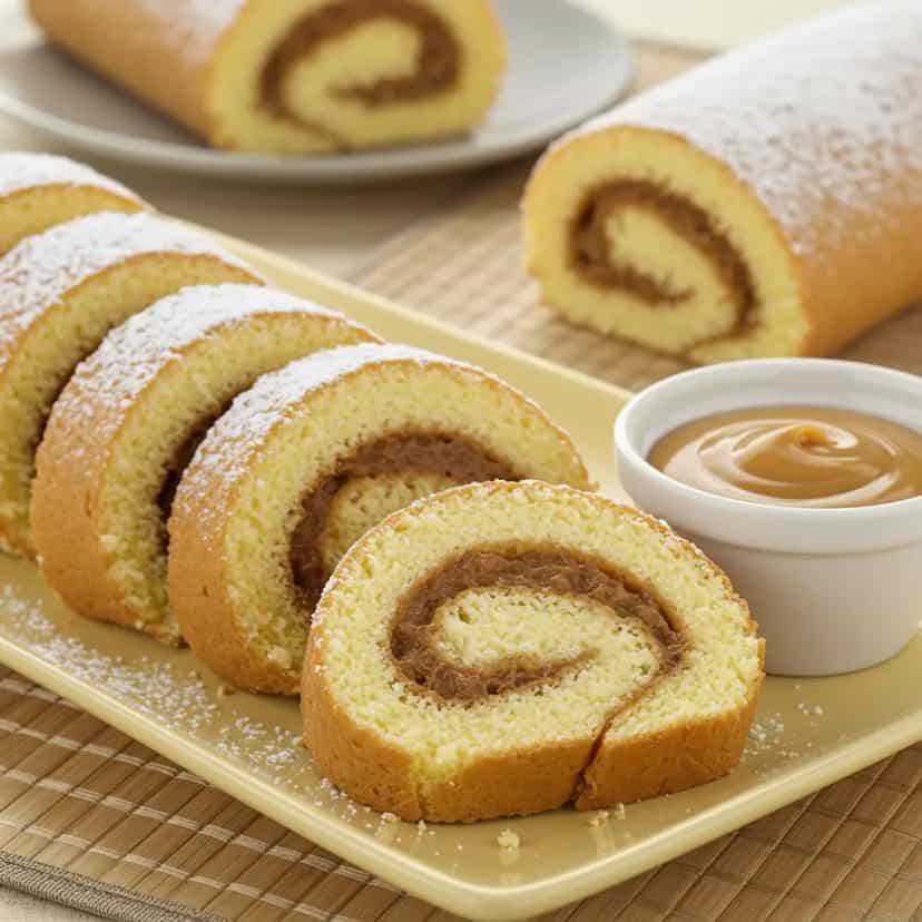 Foto deliciosa de Bolo Pão-de-ló Tradicional Paulista pronta para servir - Bolos & Cupcakes