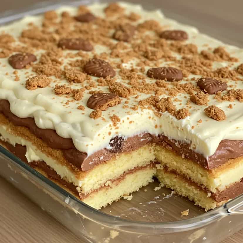 Foto deliciosa de Bolo Pavê de Laranja pronta para servir - Bolos & Cupcakes