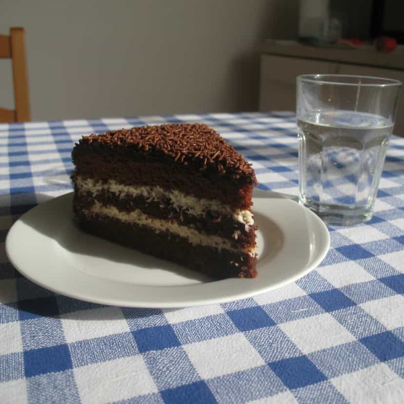 Foto deliciosa de Bolo Prestígio pronta para servir - Bolos & Cupcakes