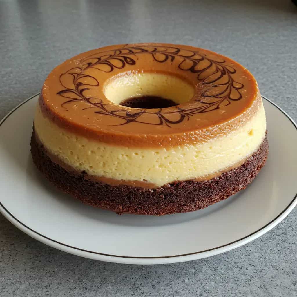 Bolo Pudim de Chocolate