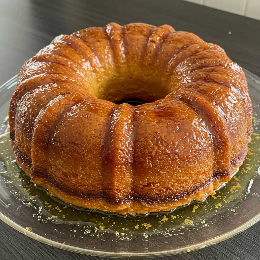 Bolo pudim de laranja