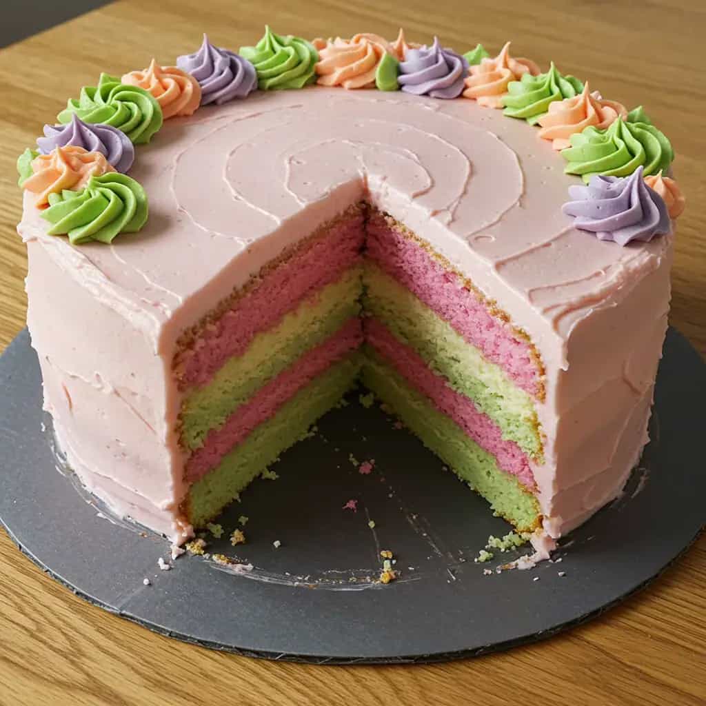 Bolo Quadriculado Colorido