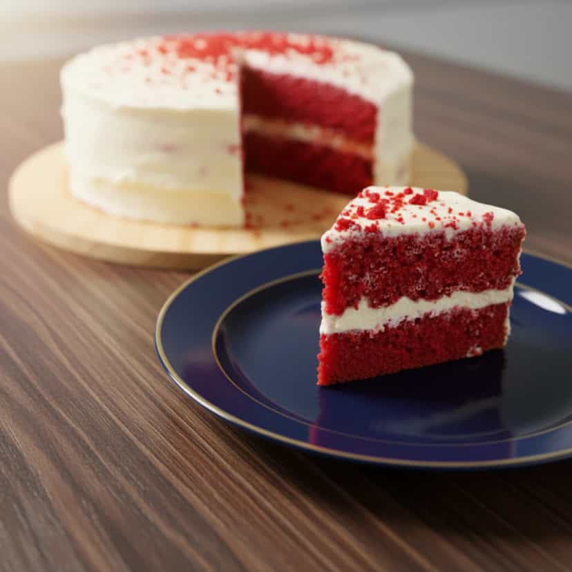 Foto deliciosa de Bolo Red Velvet Perfeito pronta para servir - Bolos & Cupcakes
