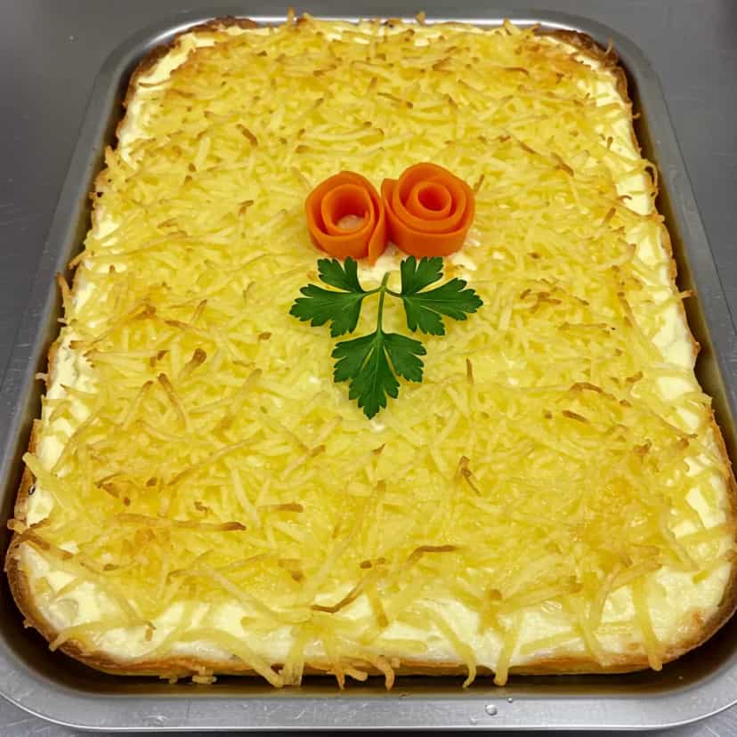Foto deliciosa de Bolo Salgado de Pão de Forma pronta para servir - Tortas Salgadas