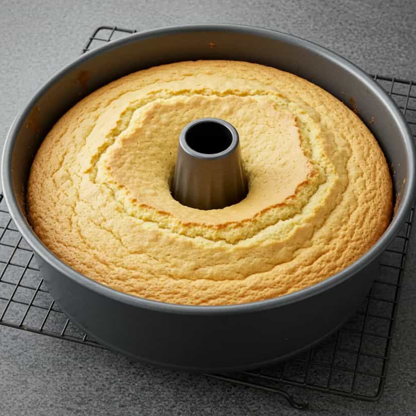 Foto deliciosa de Bolo Simples de Baunilha pronta para servir - Bolos & Cupcakes