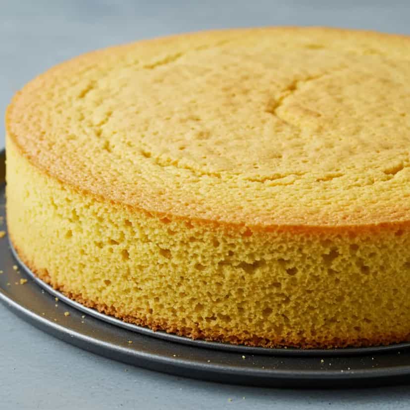 Foto deliciosa de Bolo Simples de Baunilha pronta para servir - Bolos & Cupcakes