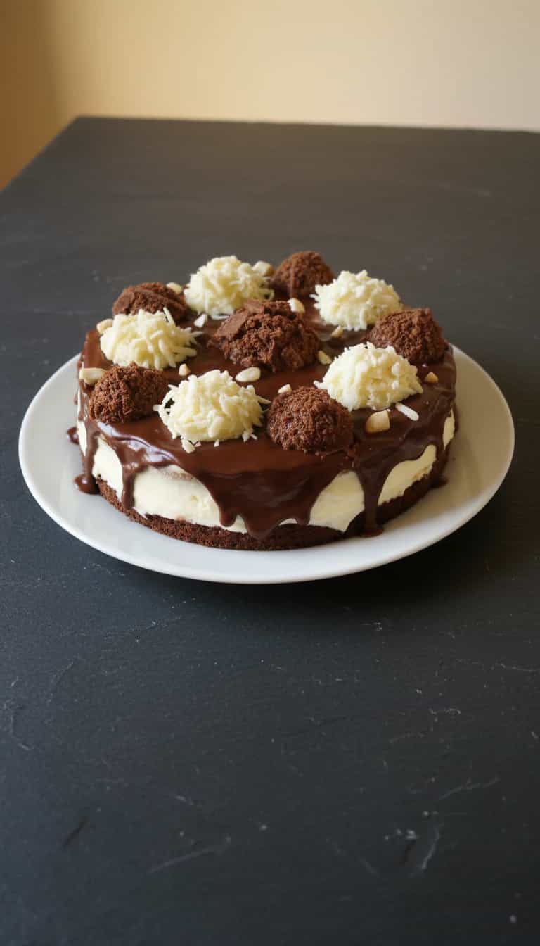Foto deliciosa de Bolo Trufado Duplo Chocolate pronta para servir - Bolos & Cupcakes