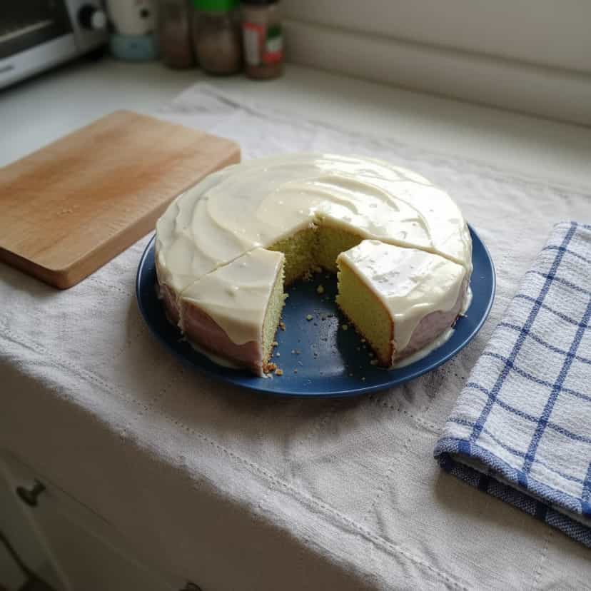 Foto deliciosa de Bolo Verde de Limão pronta para servir - Bolos & Cupcakes