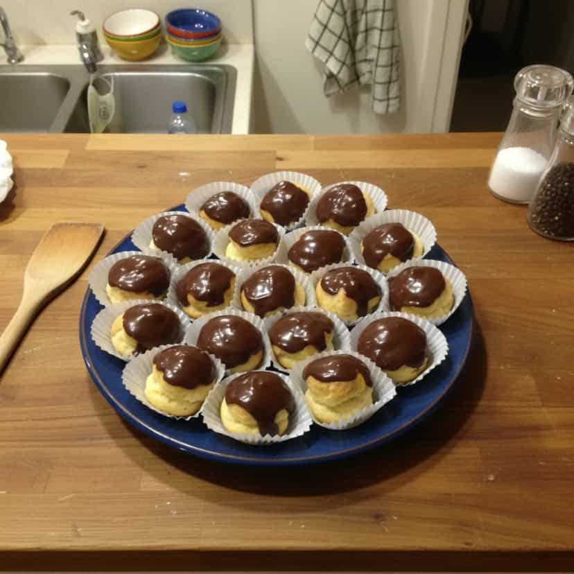Foto deliciosa de Bombinhas de Chocolate Cremosas pronta para servir - Outras Receitas