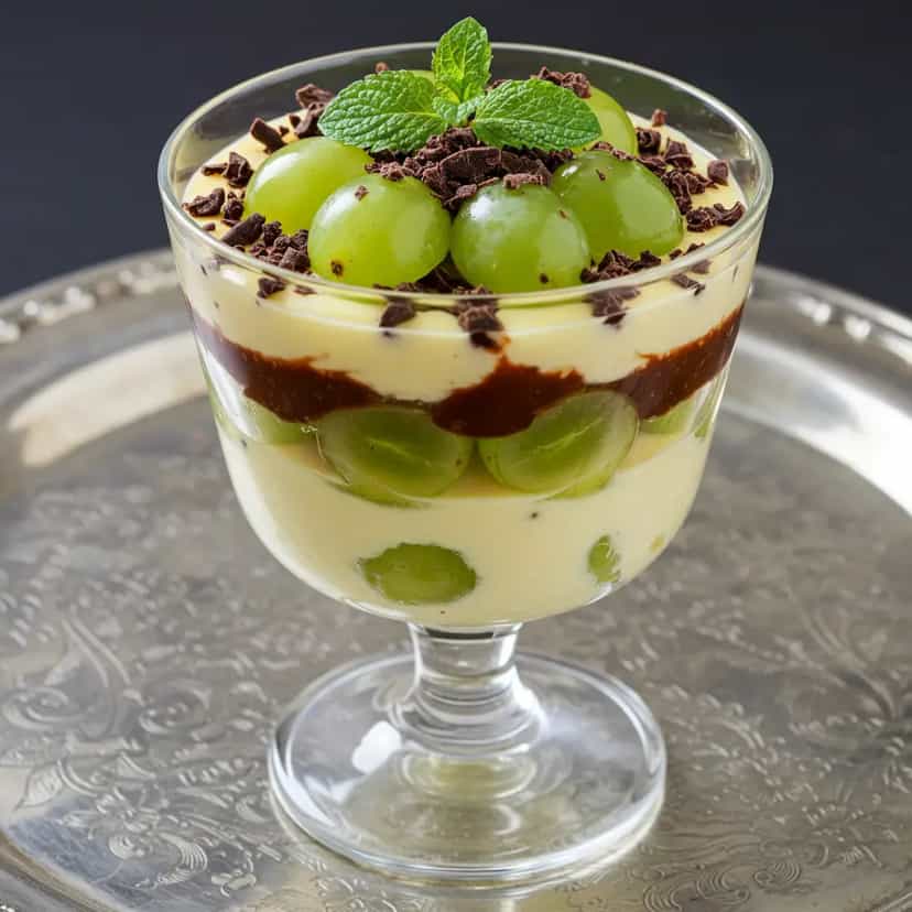 Foto deliciosa de Bombom Aberto de Uva Itália pronta para servir - Outras Receitas