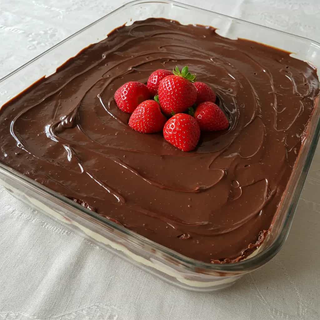 Bombom de Morango no Pirex