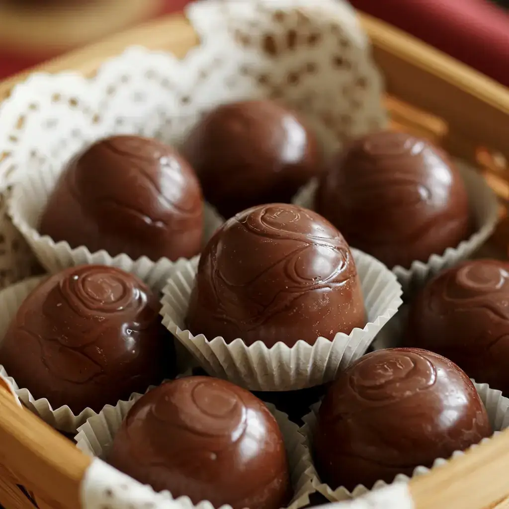 Bombons de Gianduia Caseiros