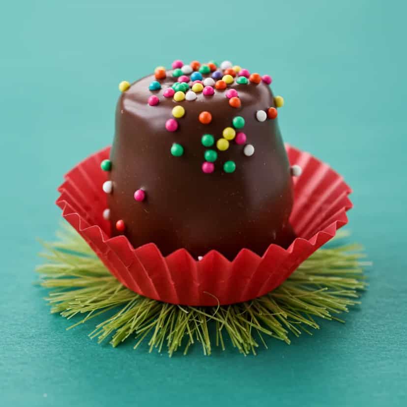 Foto deliciosa de Bombons de Morango com Brigadeiro pronta para servir - Outras Receitas