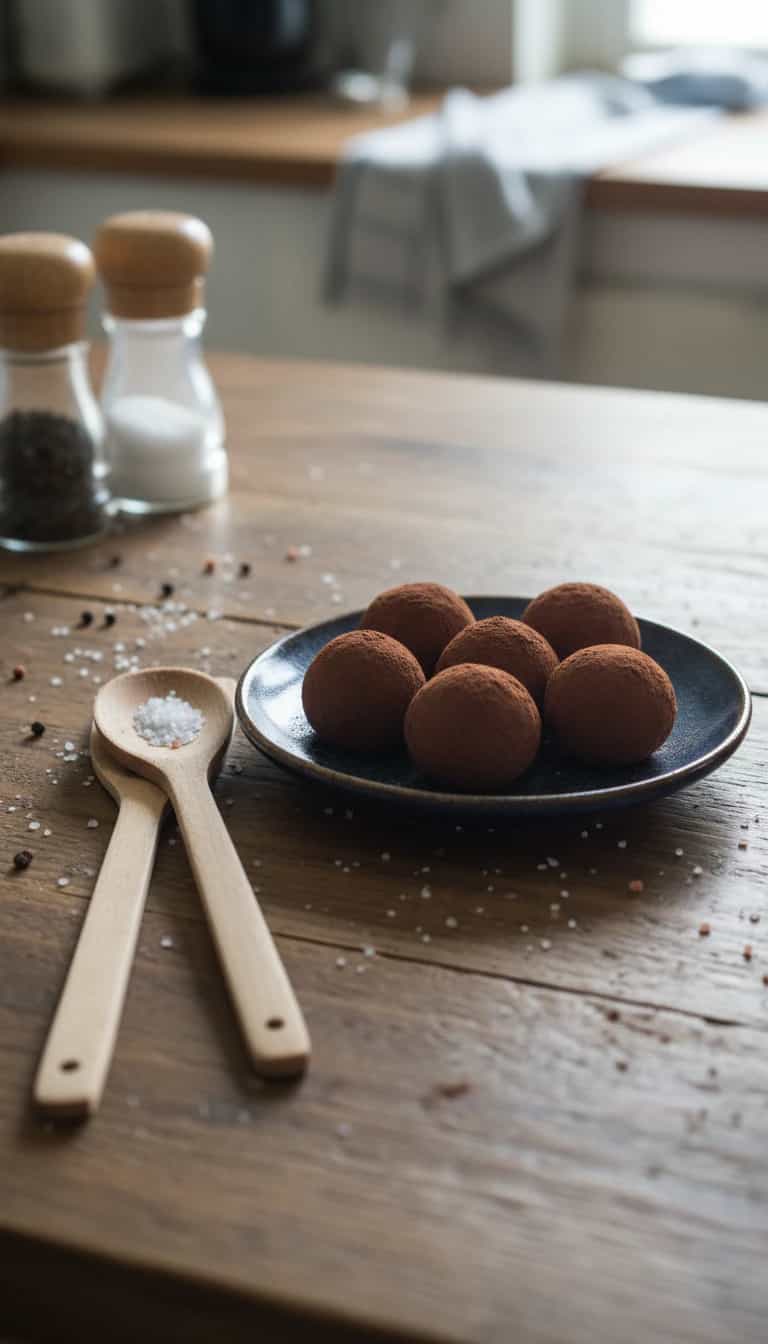 Foto deliciosa de Bombons Trufados de Macadâmia pronta para servir - Outras Receitas
