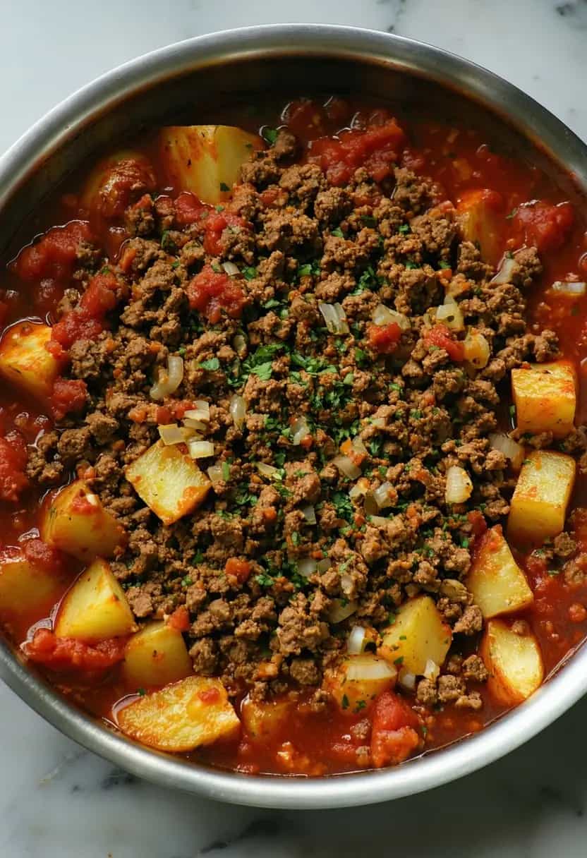 Bowl de Carne Moída com Batata