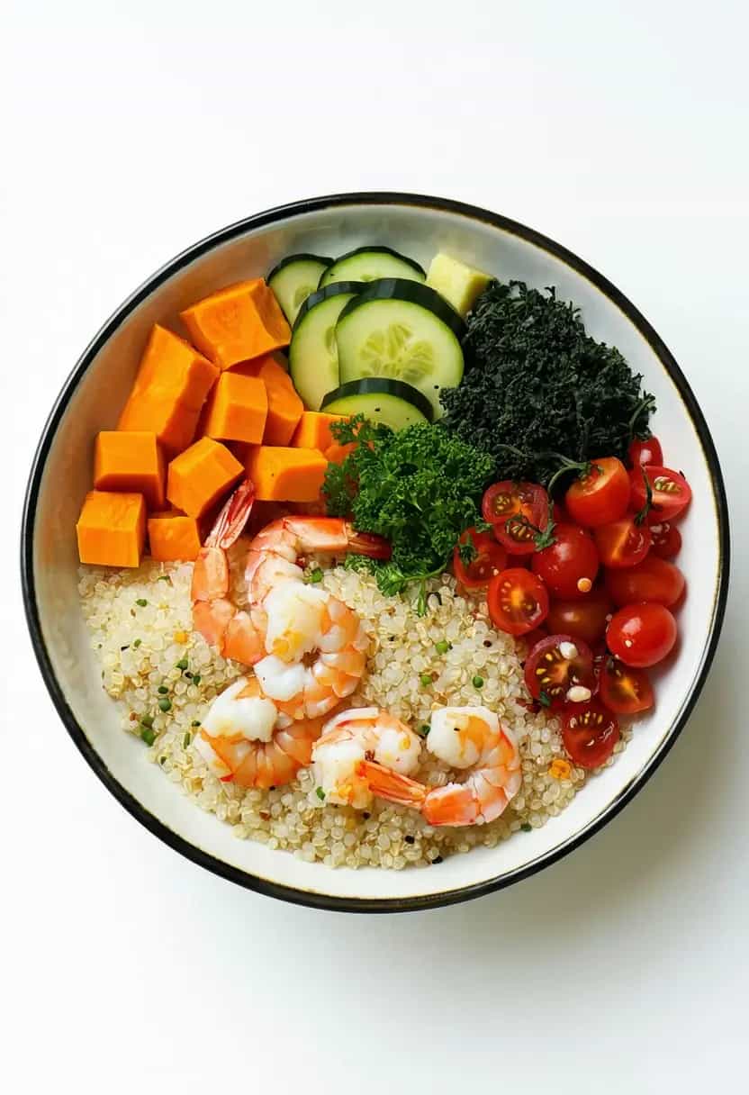 Bowl Proteico de Camarão Seco