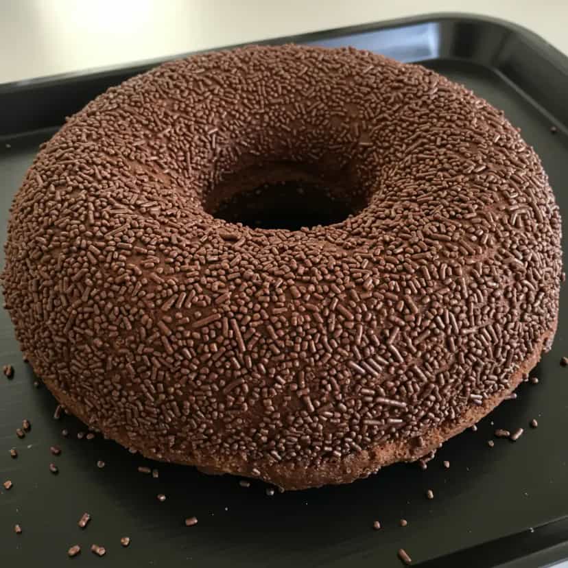 Foto deliciosa de Brigadeirão Clássico pronta para servir - Pudins & Cremes