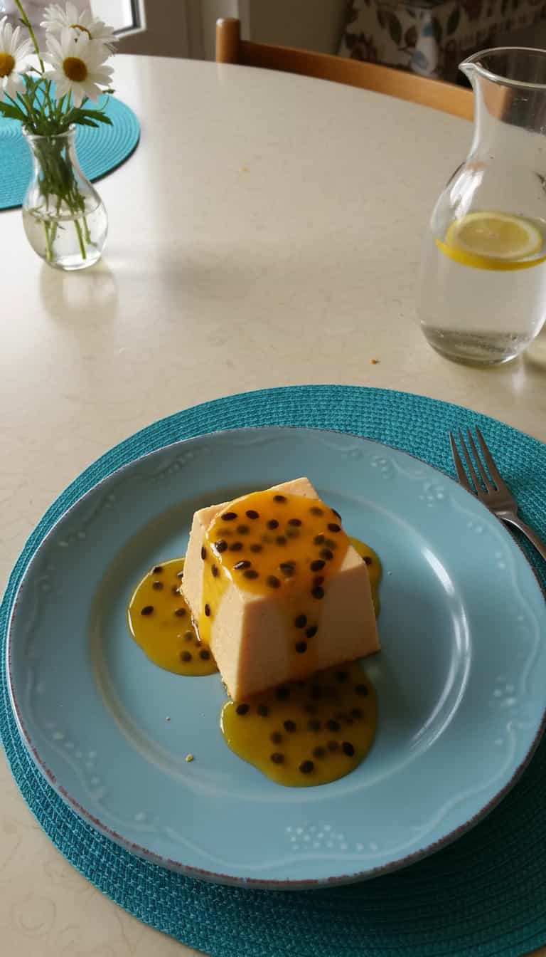 Foto deliciosa de Brigadeirão Cremoso de Maracujá pronta para servir - Pudins & Cremes