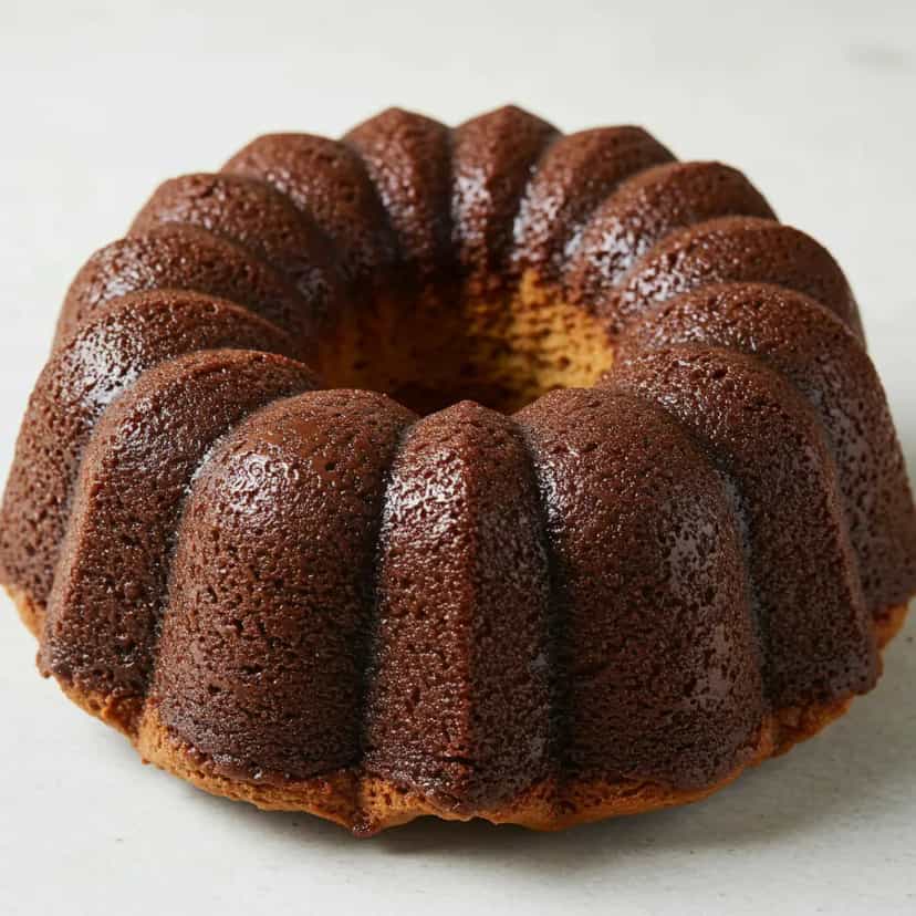 Foto deliciosa de Brigadeirão de Micro-ondas pronta para servir - Pudins & Cremes