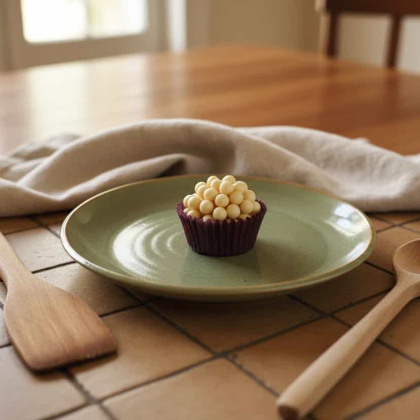 Foto deliciosa de Brigadeiro Branco Cremoso pronta para servir - Outras Receitas
