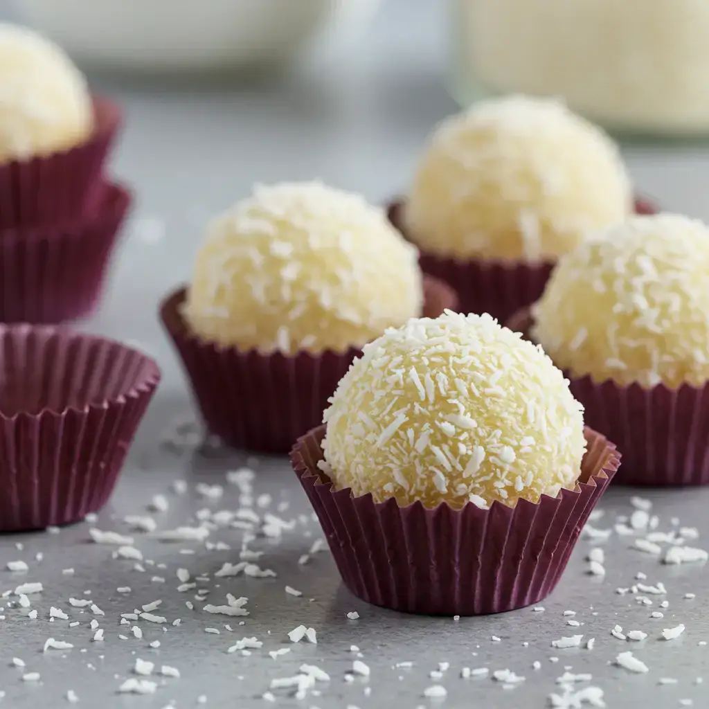 Brigadeiro Branco Cremoso com Queijo