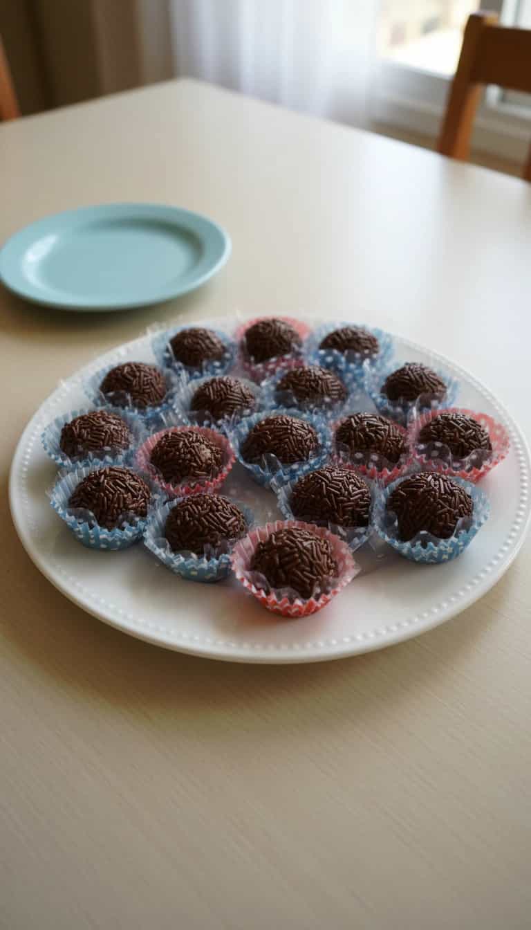 Foto deliciosa de Brigadeiro Cremoso ao Rum pronta para servir - Outras Receitas