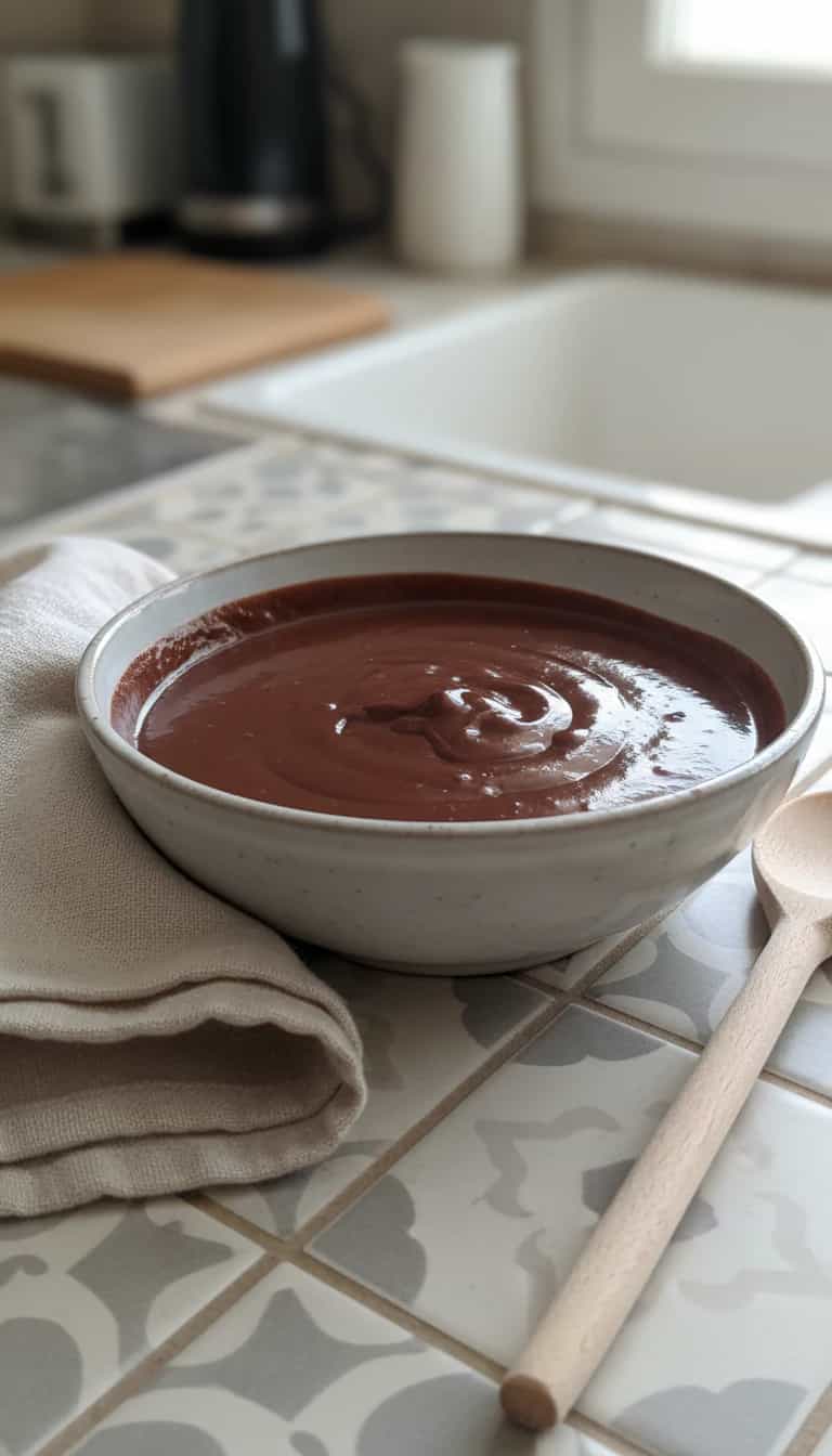 Foto deliciosa de Brigadeiro Cremoso com Creme de Leite pronta para servir - Outras Receitas