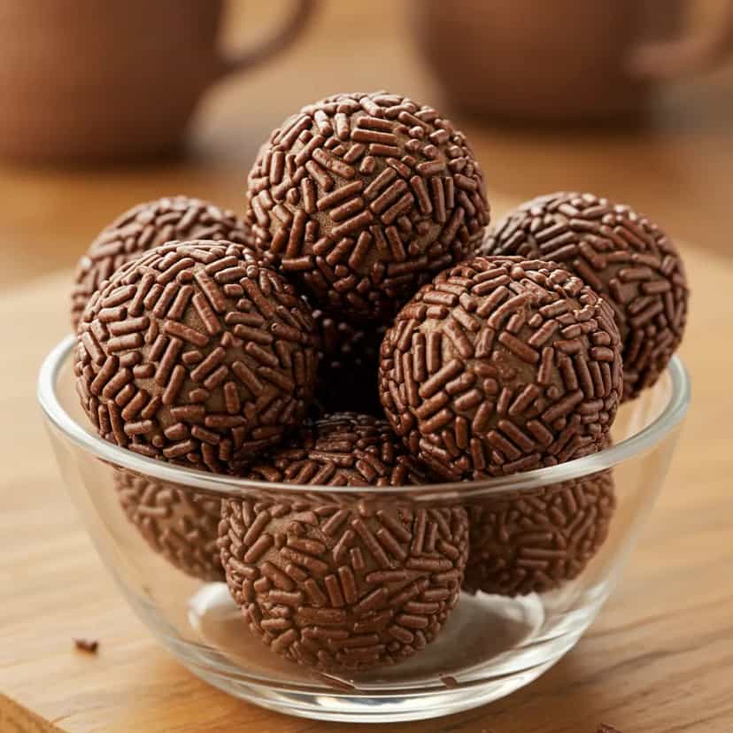 Foto deliciosa de Brigadeiro de Banana sem Açúcar pronta para servir - Sem Açúcar