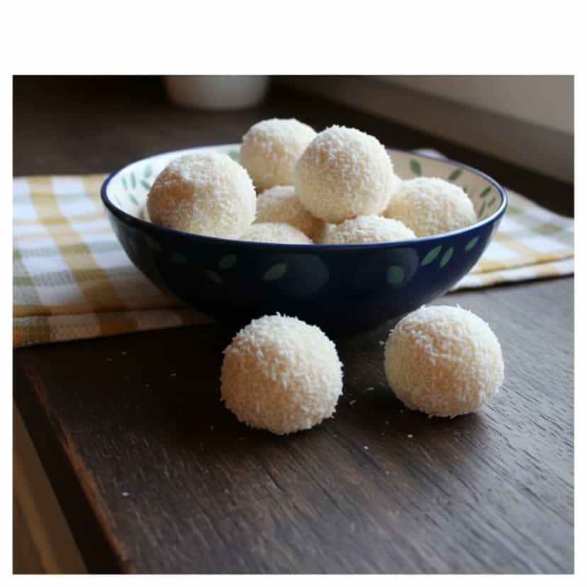 Foto deliciosa de Brigadeiro de Coco Cremoso pronta para servir - Outras Receitas