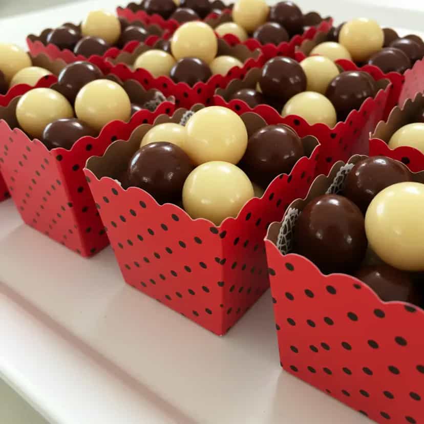 Foto deliciosa de Brigadeiro de Microondas pronta para servir - Sem Assar