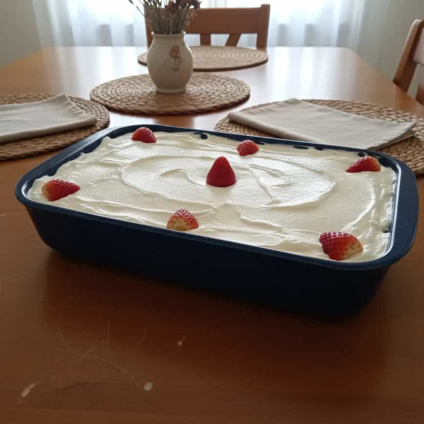 Foto deliciosa de Brigadeiro de Morango com Chantilly pronta para servir